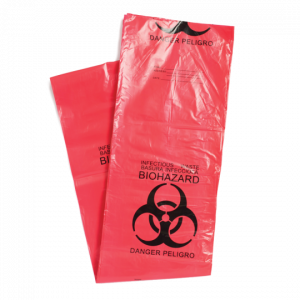 Red Biohazard Infectious Waste Bags (Low Density)