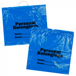 Patient Belonging Bags - Blue